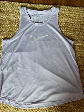 Nike Light Lavender Tank with White Swoosh